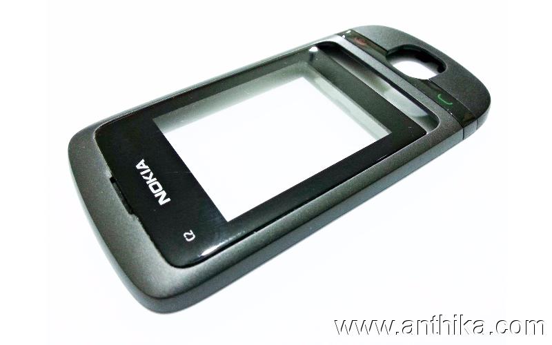 Nokia C2-05 Orjinal  Kapak Black Used Front Cover -2
