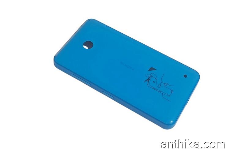 Nokia Lumia 630 Lumia 635 Kapak Original Battery Cover Blue New