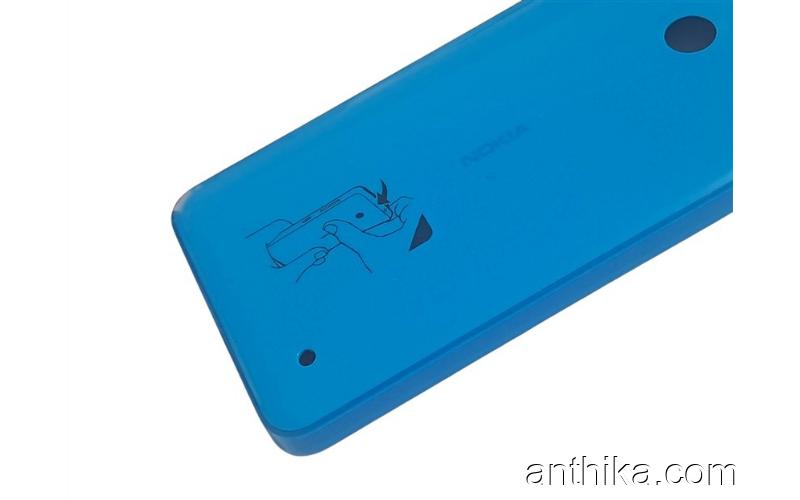 Nokia Lumia 630 Lumia 635 Kapak Original Battery Cover Blue New