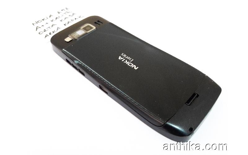 Nokia E52 Kapak Kasa Orjinal Kalitesinde Middle Cover Black