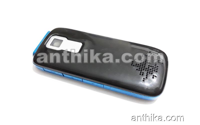 Nokia 5130 Kapak Kasa Tuş Original Middle Cover High Quality Cover Blue