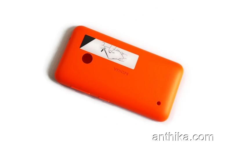 Nokia Lumia 530 Kapak N530 Original Battery Cover Orange New