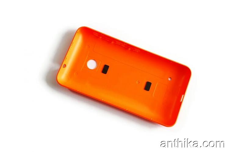 Nokia Lumia 530 Kapak N530 Original Battery Cover Orange New