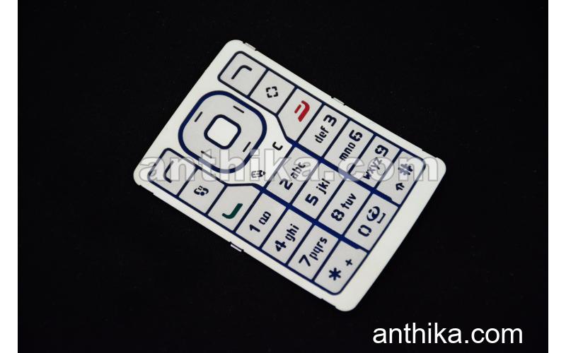 Nokia N76 Tuş Original Keypad Silver New Condition