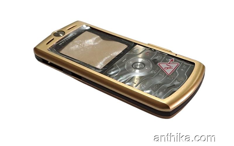 Motorola L7 Kapak Kasa Tuş Gold Full Housing New