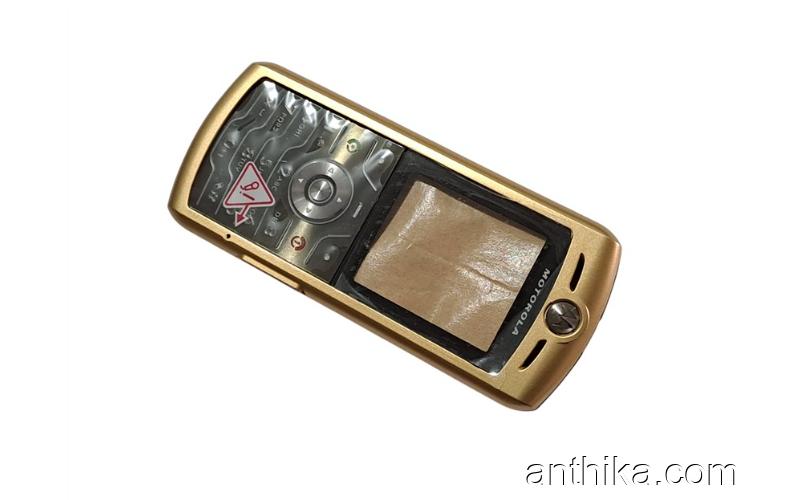 Motorola L7 Kapak Kasa Tuş Gold Full Housing New