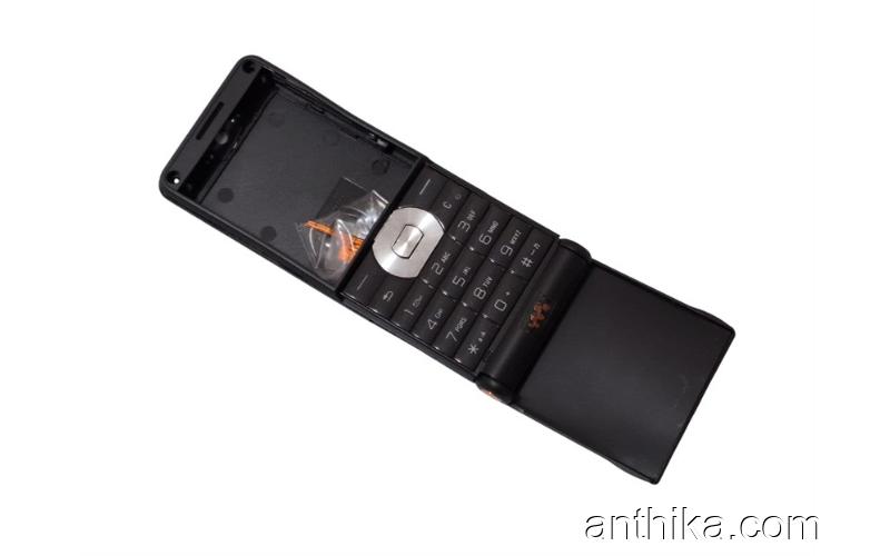 Sony Ericsson w350 w350i Kapak Tuş Full Body Cover Black New