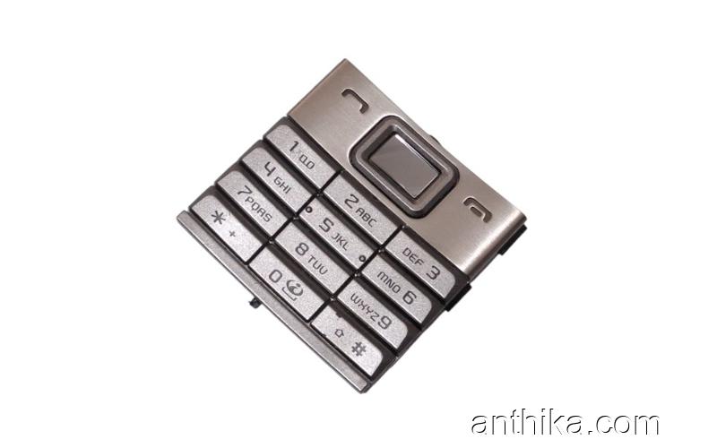 Nokia 8800 Sirocco Tuş Original Keypad Silver New Condition
