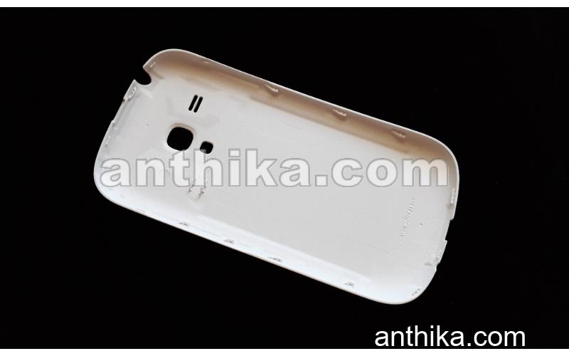 Samsung Galaxy S3 Mini i8190 Kapak Original Battery Cover White Used