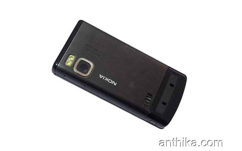Nokia 6500 Slide Kapak Kasa Tuş Original Full Housing Black New Condition