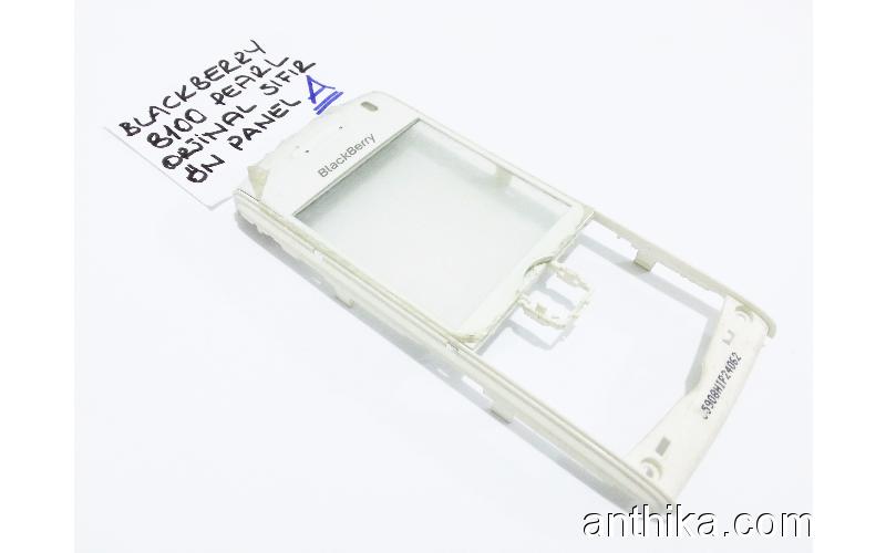 Blackberry 8100 Pearl Kapak Orjinal Front Cover White