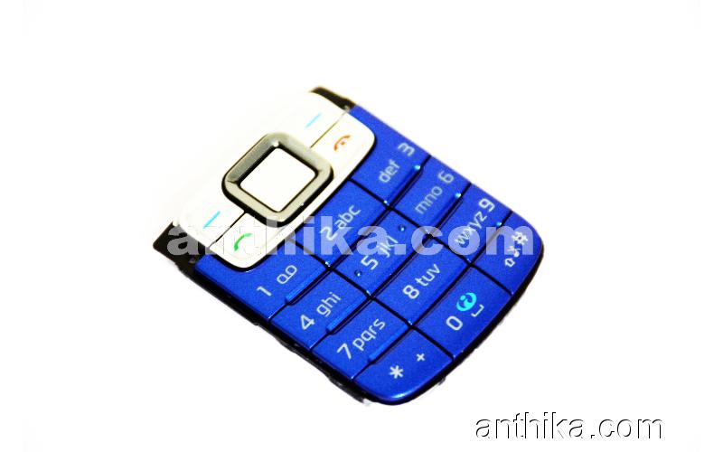 Nokia 3110 Classic Tuş Original Keypad Blue New