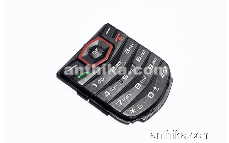 Samsung E1081 Tuş Original Keypad Black New