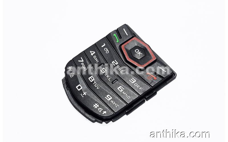 Samsung E1081 Tuş Original Keypad Black New