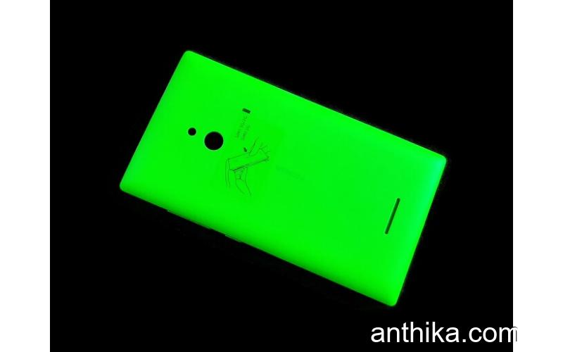 Nokia XL Kapak Original Battery Cover Bright Green New 8003383