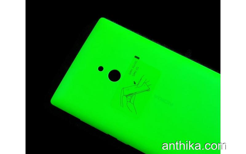 Nokia XL Kapak Original Battery Cover Bright Green New 8003383