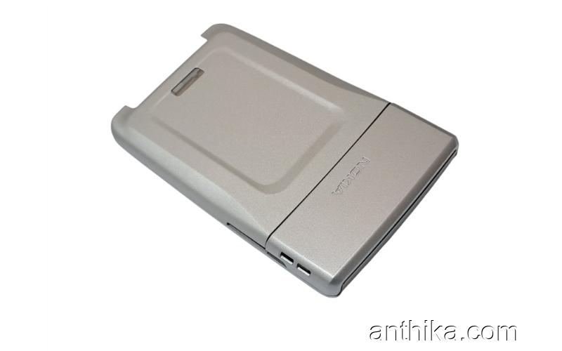 Nokia E61 Kapak Tuş Original Full Body Cover Silver New