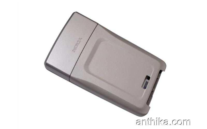 Nokia E61 Kapak Tuş Original Full Body Cover Silver New