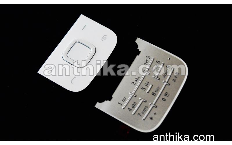 Nokia 5330 XpressMusic Tuş Original Keypad Silver White New