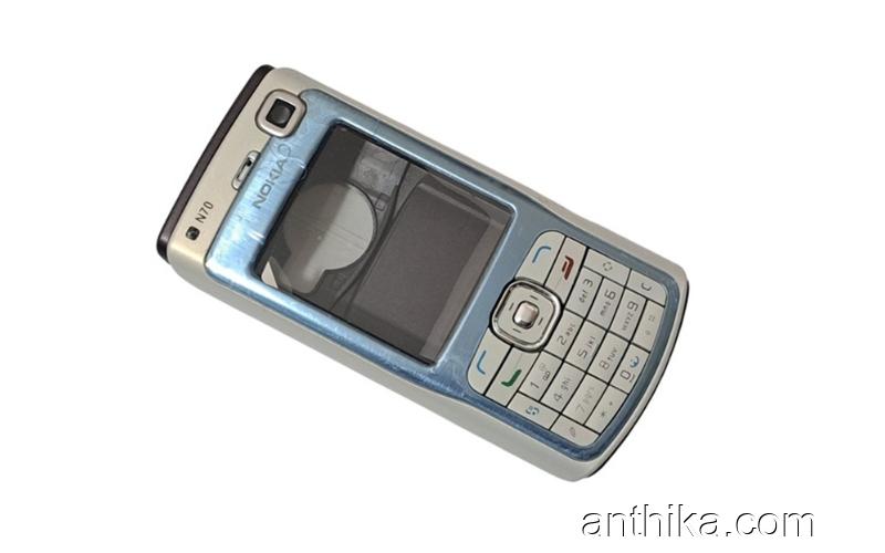 Nokia N70 Kapak Tuş High Quality Xpress on Cover Chreme New