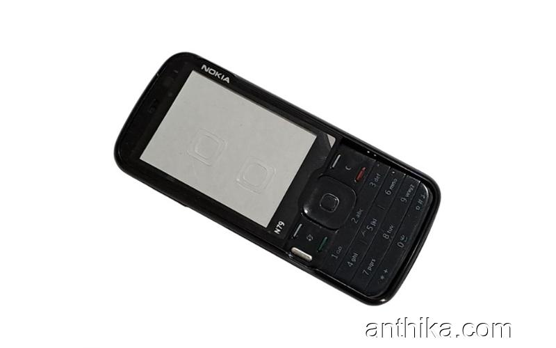 Nokia N79 Kapak Kasa Tuş Full Set Siyah