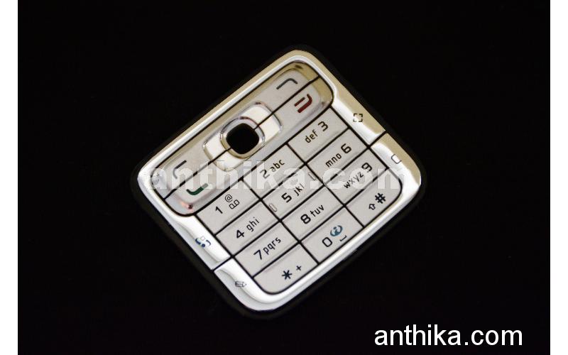 Nokia N73 Tuş Original Keypad Silver New