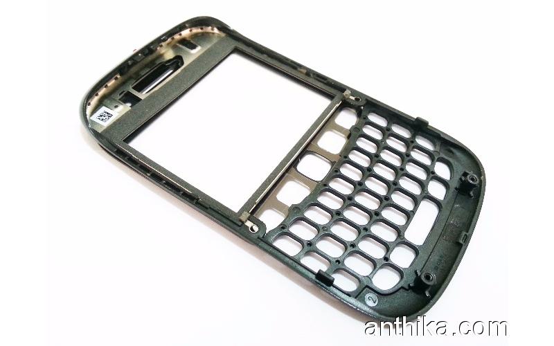 Blackberry 9220 Kapak KVK Depodan Orjinal Front Cover Black