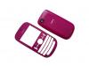 Nokia 201 N201 Asha 201Kapak Set Original Front and Battery Cover Pink
