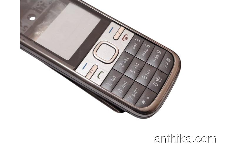Nokia C5 C5-00 Kapak Kasa Tuş High Quality Full Housing Gray New