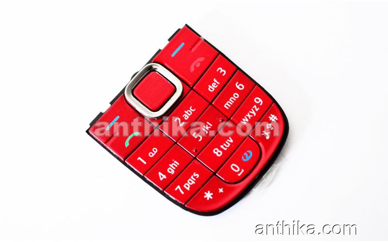 Nokia 3120 Classic Tuş Original Keypad Red New