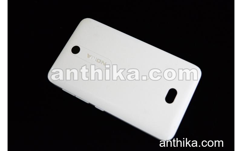 Nokia 501 Asha Kapak Original Back Cover White Used