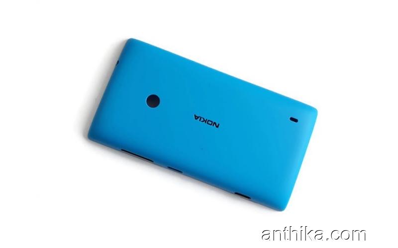 Nokia Lumia 520 525 N520 N525 Kapak Original Battery Cover Back Cover Blue