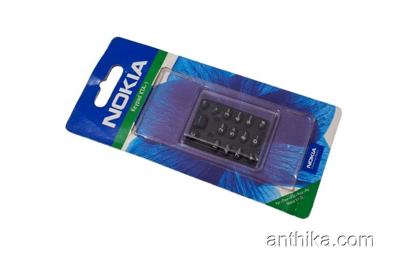 Nokia 5110 5130 Tuş Original Keypad Black New KTA-1