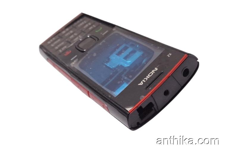 Nokia X2 X2-00 Kapak Kasa Tuş Original Full Housing Black New