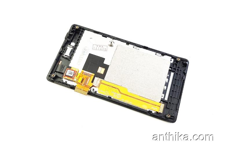Sony Xperia Miro ST23 ST23i LCD Ekran Dokunmatik Çıtalı Siyah