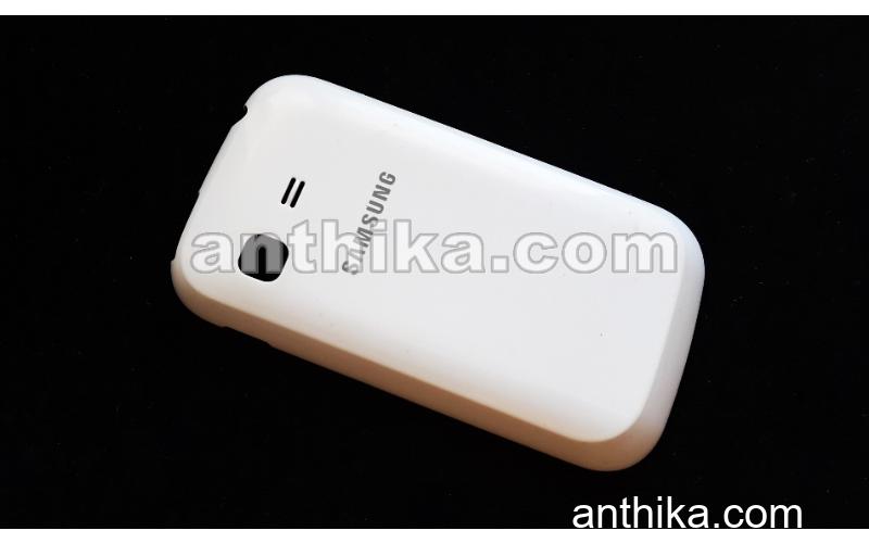 Samsung Galaxy Pocket S5300 Kapak Original Battery Cover White Used