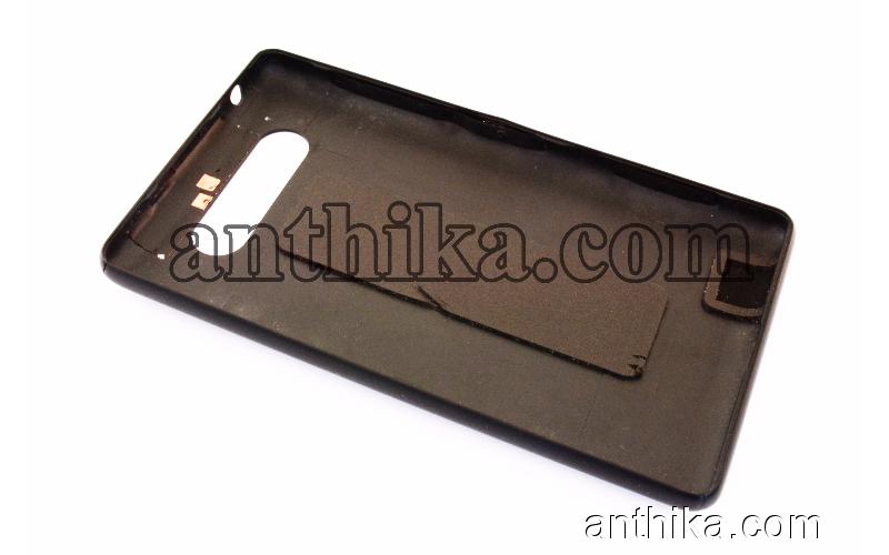 Nokia Lumia 820 Kapak NFC Anten Original Battery Cover Black 0259974