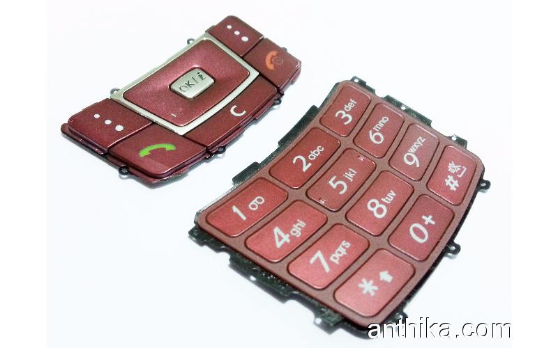 Samsung D900 Tuş Orjinal Keypad Red