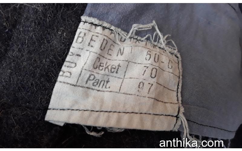 Antika Vintage Asker Teğmen Havacı Üniforması 1960 - 1970 Yıllarından