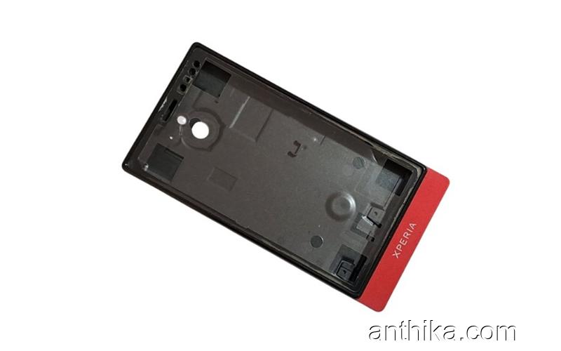 Sony Xperia Sola MT27 MT27i Kasa Kapak Original Housing Red New
