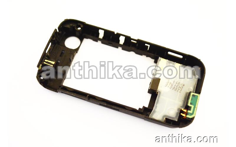 Nokia 5300 Kasa Şarj Soketi Buzzer Original Middle Cover Black Used