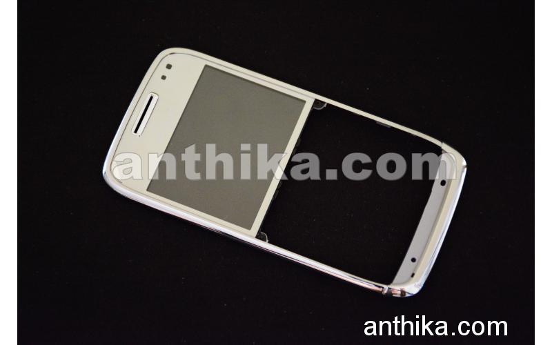 Nokia E72 Kapak Original Front Cover Silver New