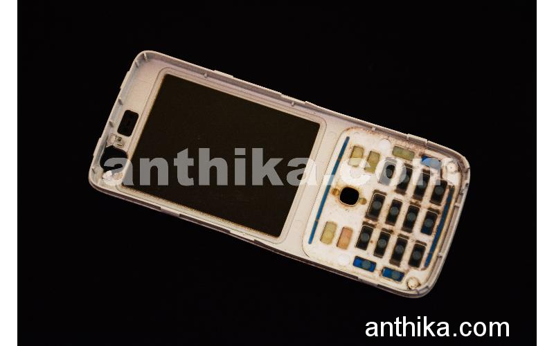 Nokia N73 Kapak Tuş Original Xpress on Cover Silver Used Vodafone