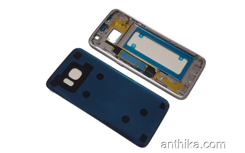 Samsung Galaxy S7 Edge G935 Kapak Kasa Full Housing Gold New
