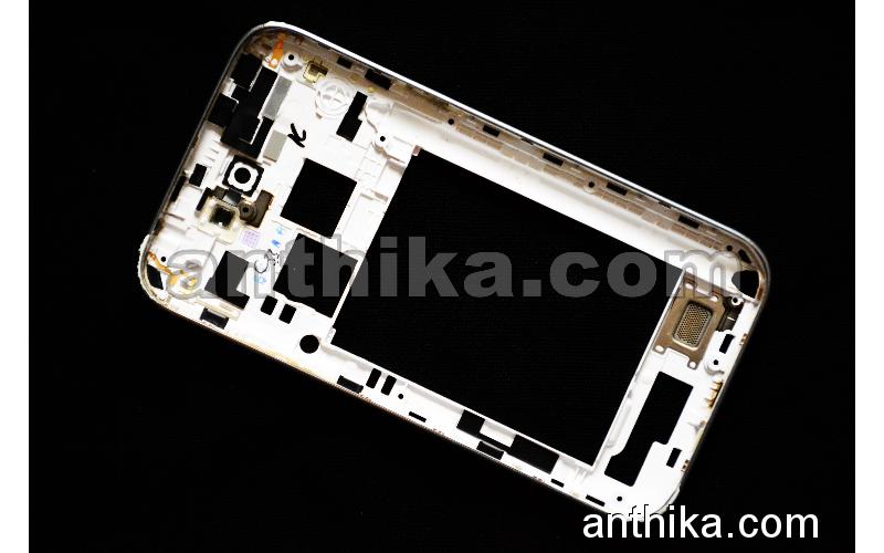 Samsung N7100 Note 2 Kasa Original Middle Cover White Used