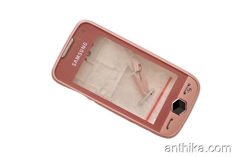 Samsung S8000 s8003 Jet Kapak Kasa Tuş High Quality Full Housing Pink