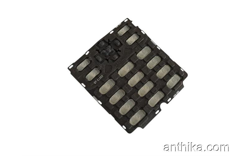 Samsung C3322 Tuş Original Menu Keypad Grey New