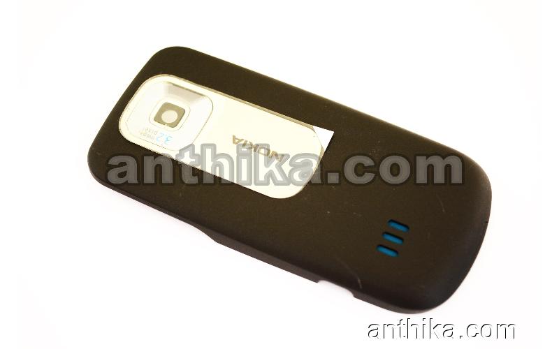 Nokia 3600 Slide Kapak Original Battery Cover Black New