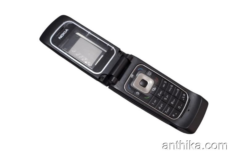 Nokia 6555 Fold Kapak Kasa Tuş High Quality Full Housing Black New