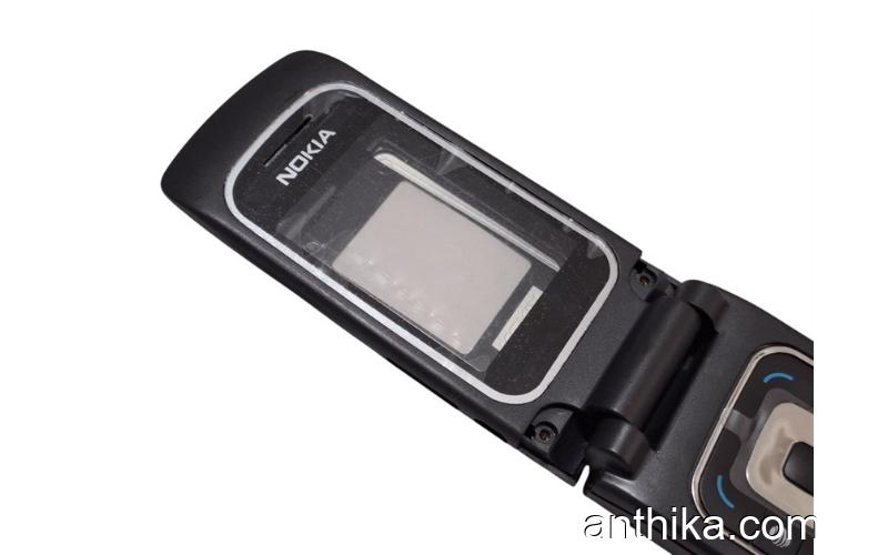 Nokia 6555 Fold Kapak Kasa Tuş High Quality Full Housing Black New